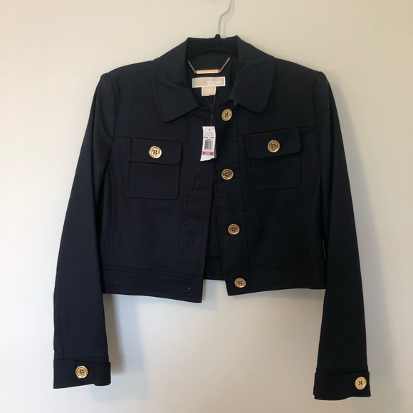 michael kors navy blazer